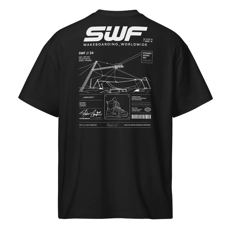 SWF Box Tee Logo — Noir